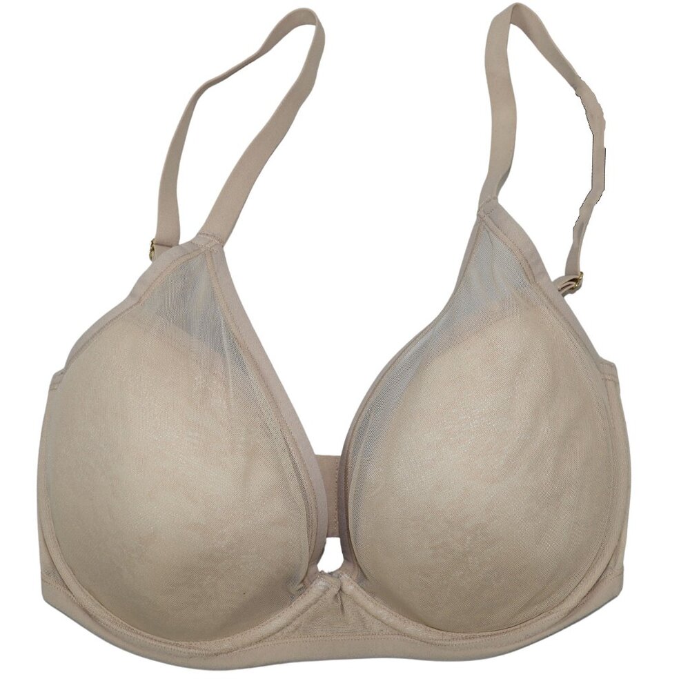 Natori Escape Spacer Underwire Mesh Lined Womens Bra 32DD NWT Cafe
